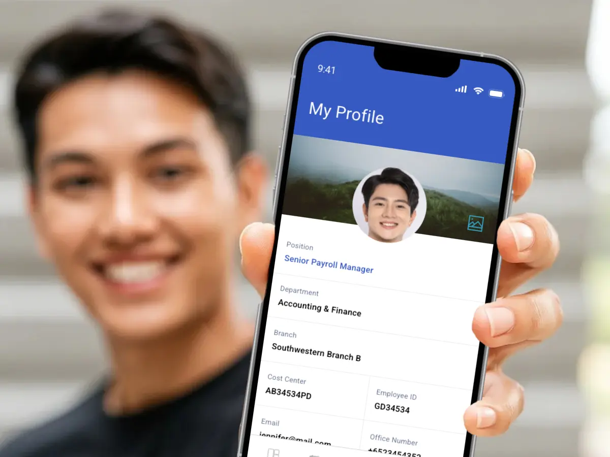 KAMI Core HR employee dashboard