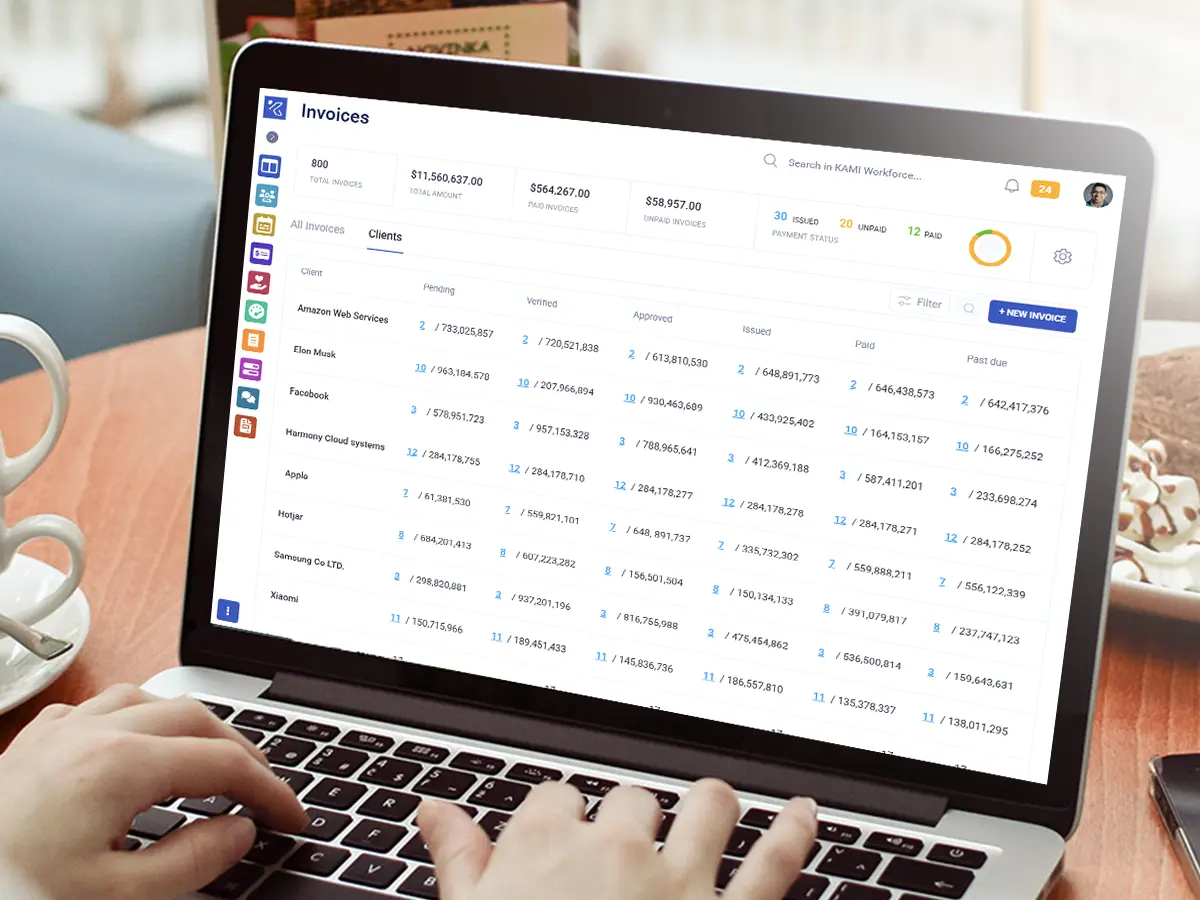 KAMI Invoicing billing rate configuration