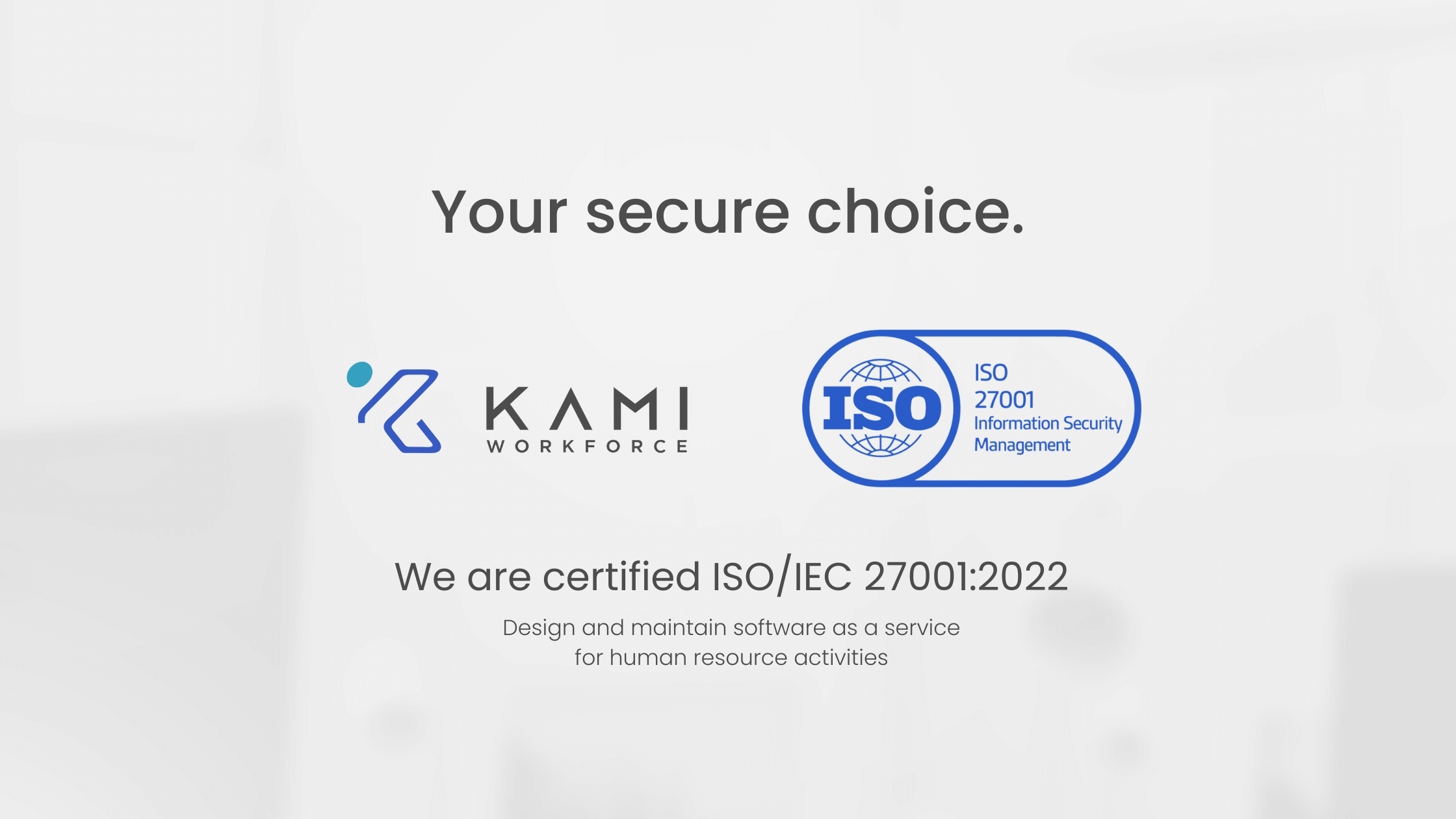 ISO announcement